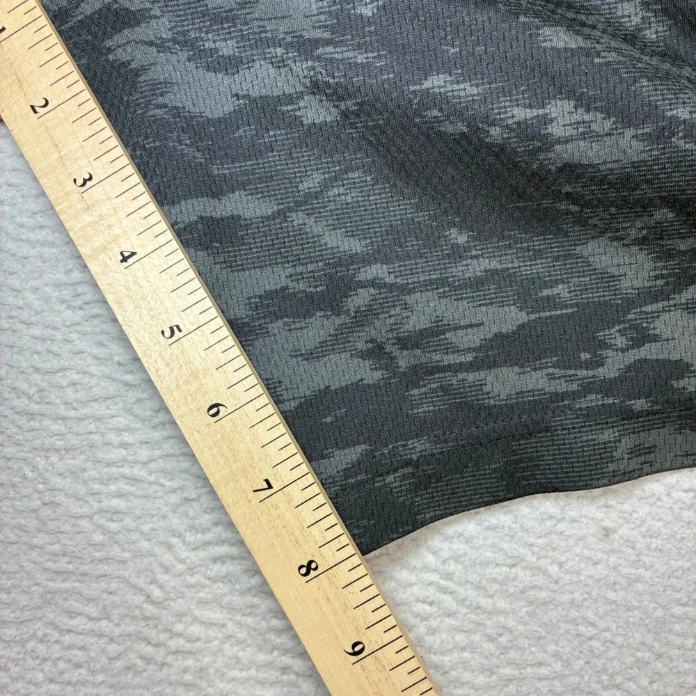Nike Elite Basketball Shorts Men S Gray Black Camo Baggy Drawstring Loose Y2K